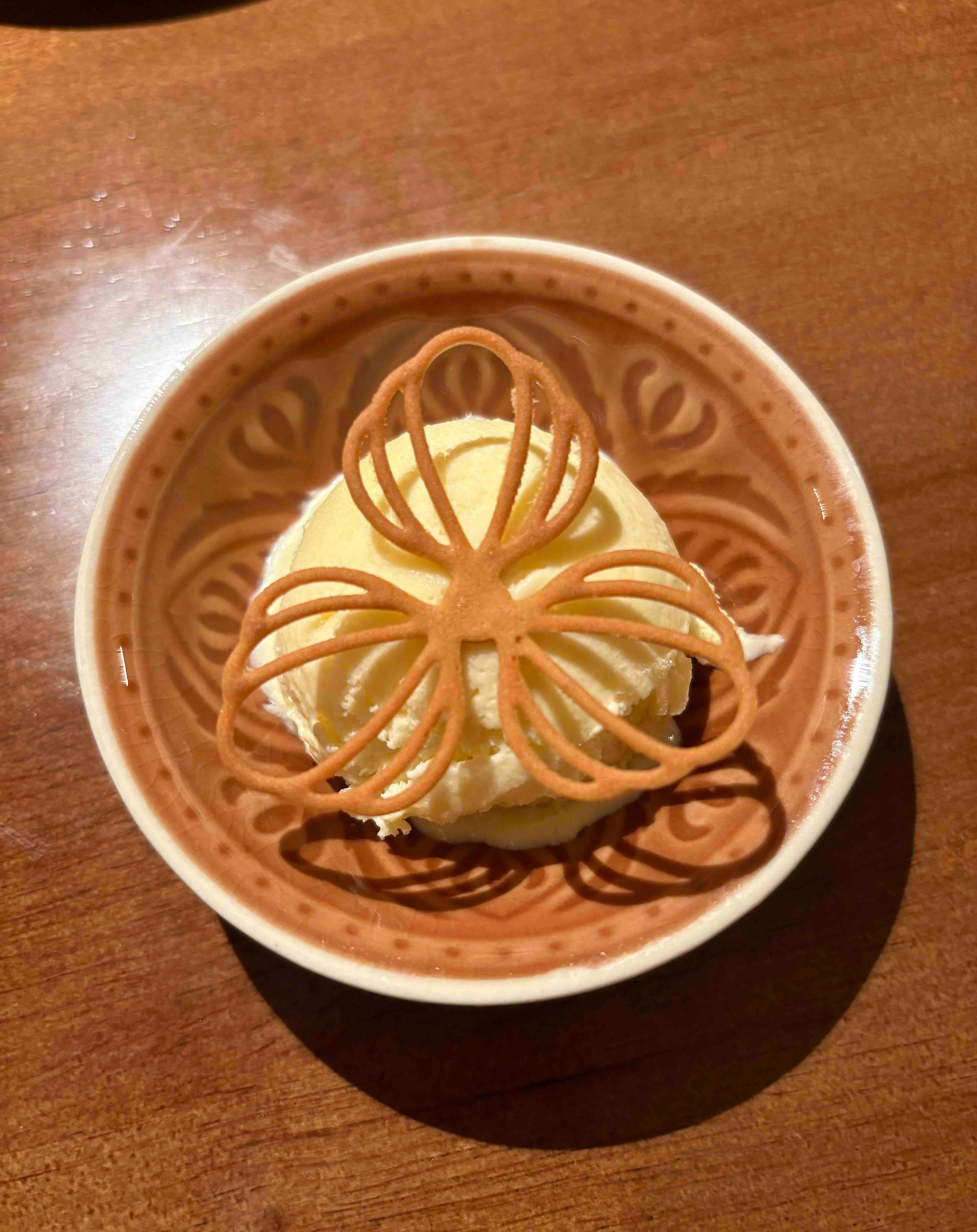 Palate cleanser: lemon lavender ice cream