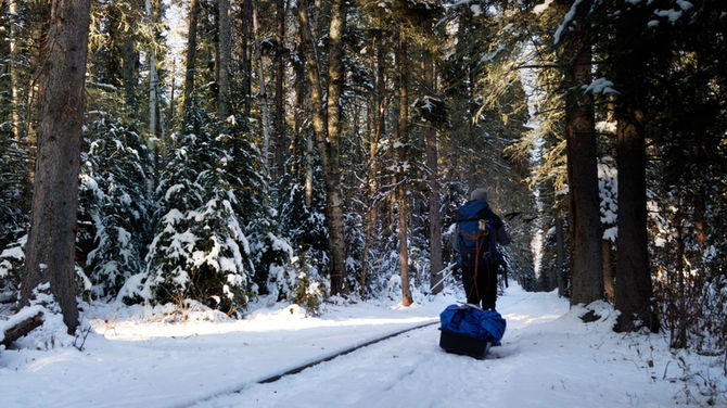 How to change your perspective about winter by visiting Prince Albert National Park.