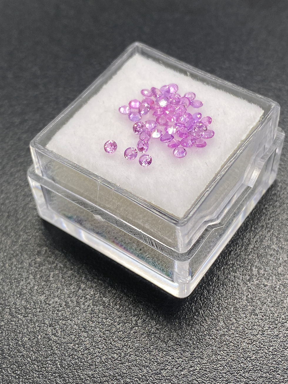 Прев'ю: Pink / Purple Sapphire | Round | Ten x 1.8 mm