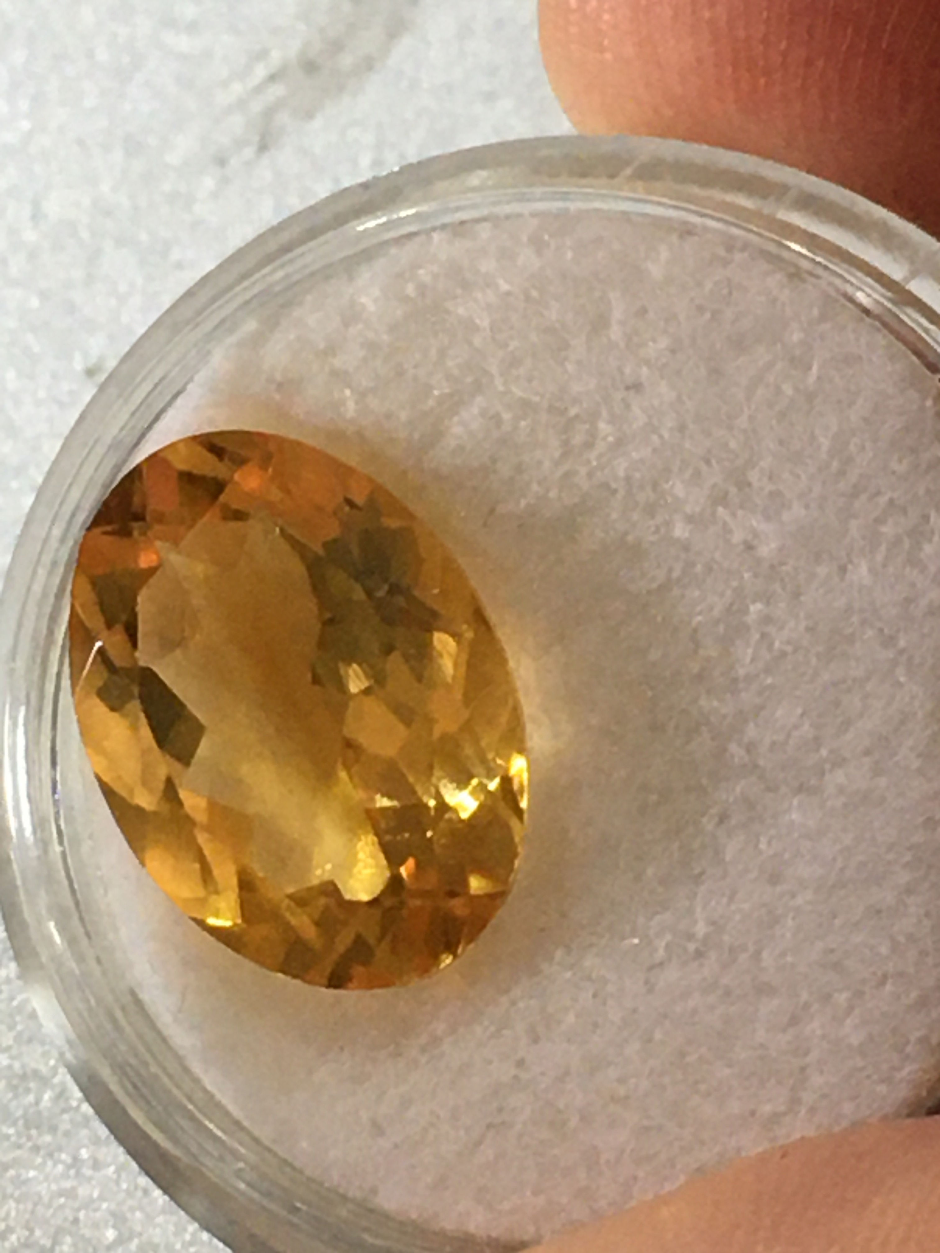 Citrine l 13 x 9 mm lovely piece 