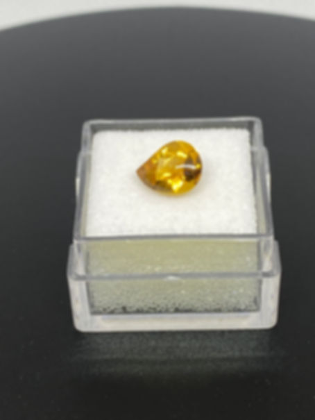 Citrine | Custom Pear | 8 x 7 mm