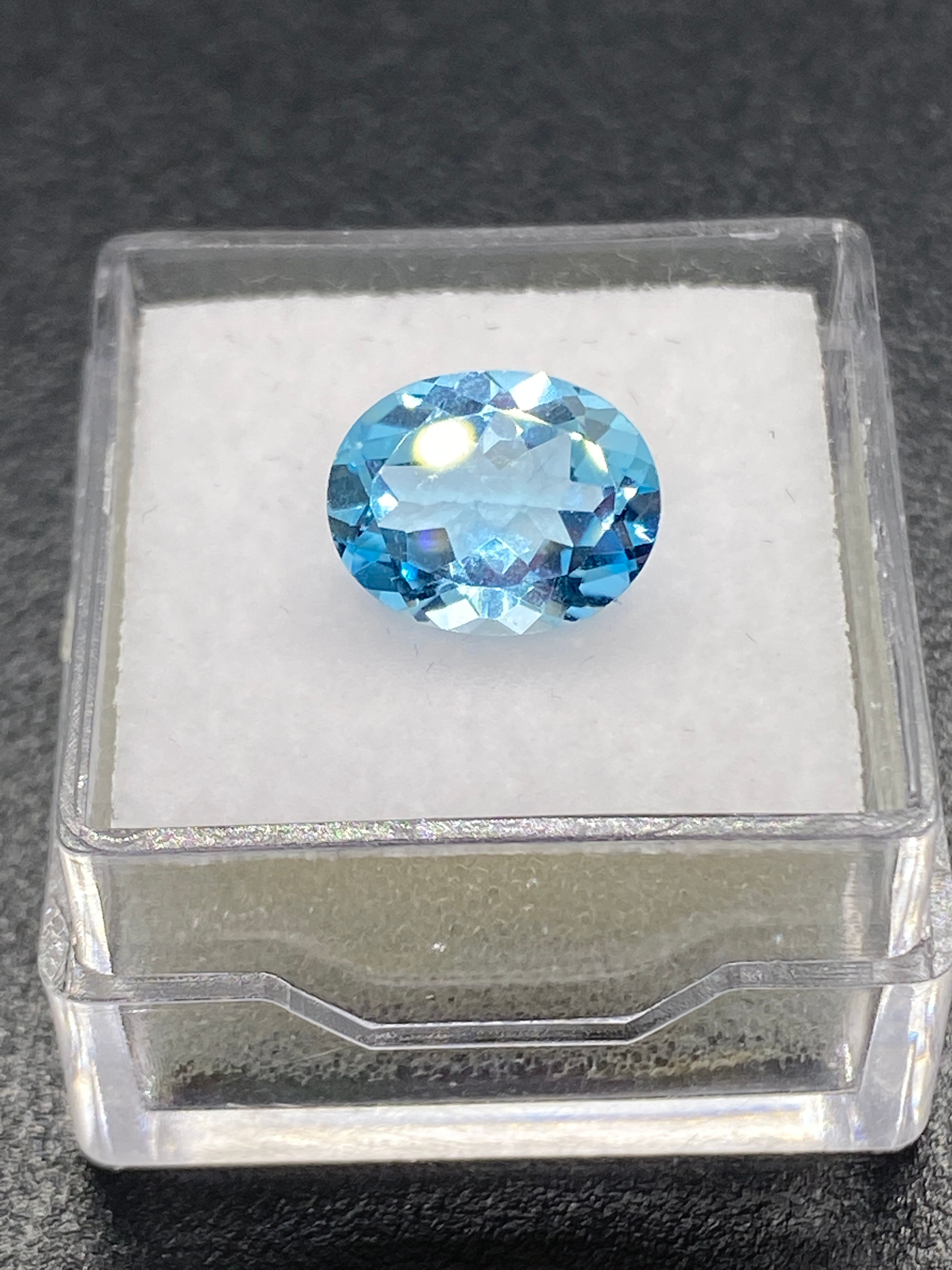 Sky Blue Topaz | Oval | 10 x 8 mm