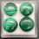 Thumbnail: Malachite | Round | Four x 10 mm