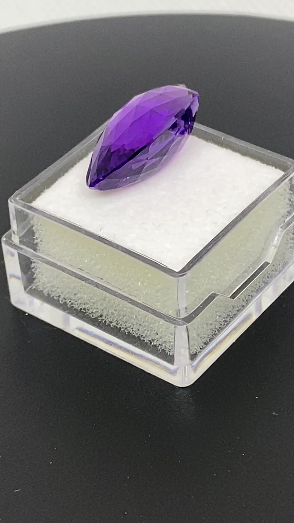 थंबनेल: Amethyst | Custom cut| 21 x 12 mm