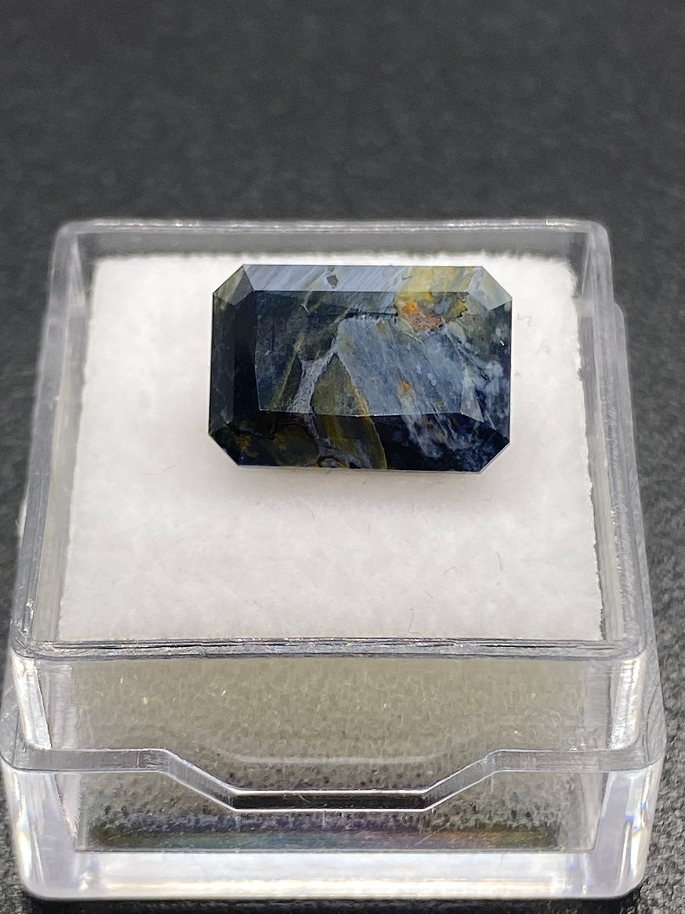 Faceted Pietersite | Rectangle | 13 x 9 mm