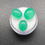 Thumbnail: Green Onyx | Parcel of 3 | 12 x 10 mm