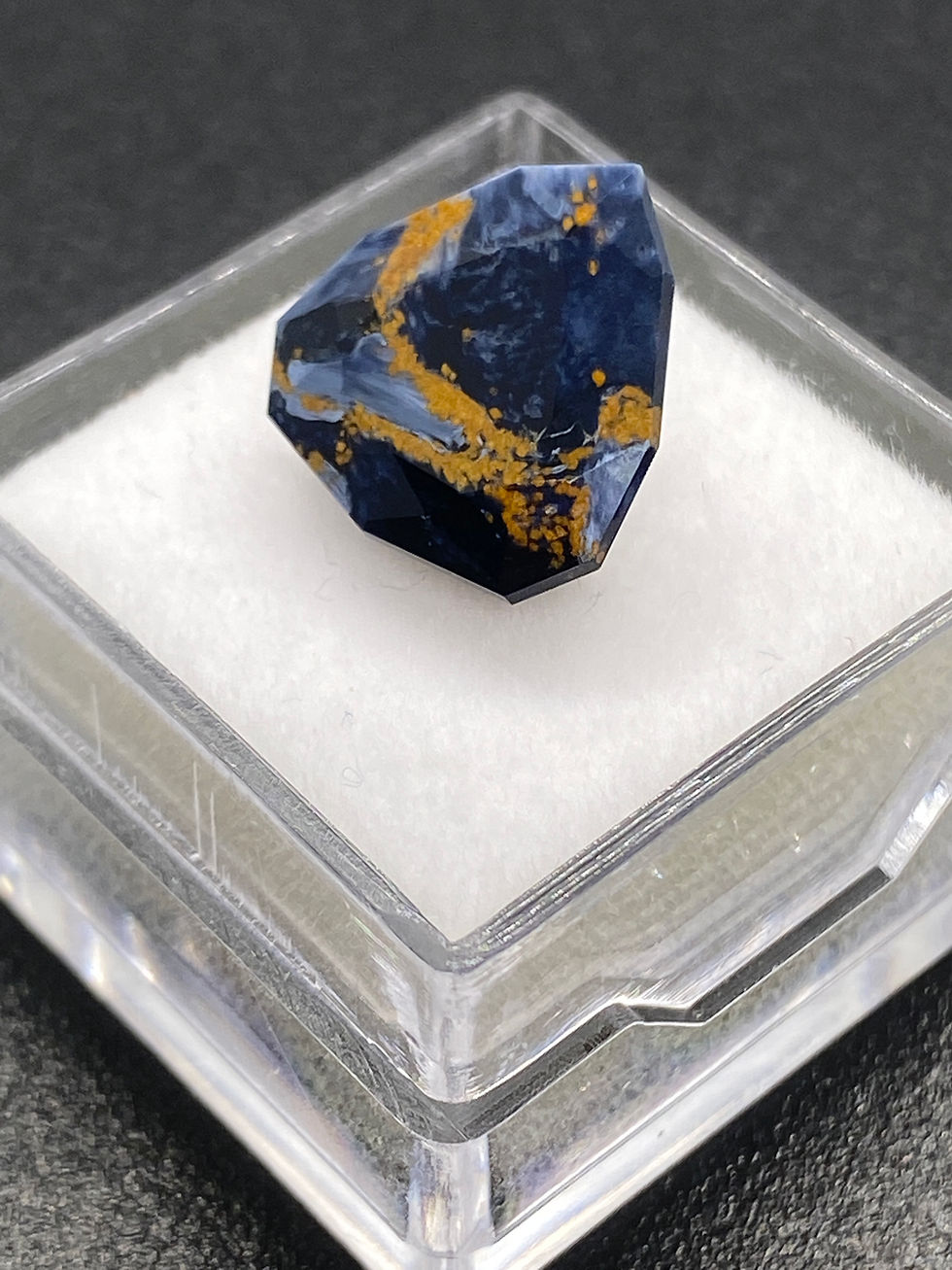 Miniatura: Faceted Pietersite | Trillion | 13 mm