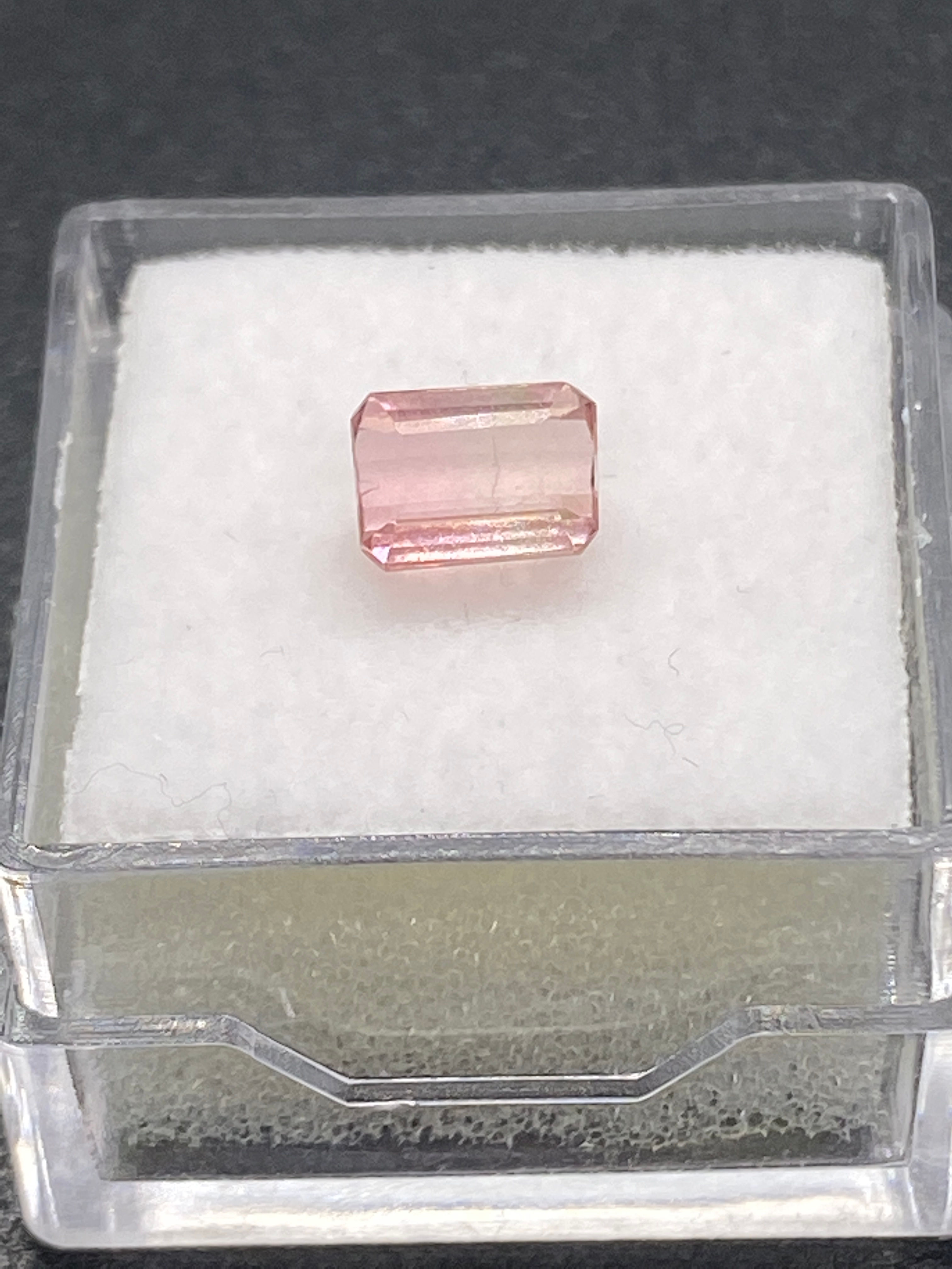 Light Pink Tourmaline | Rectangle | 6.7 x 4.5 mm