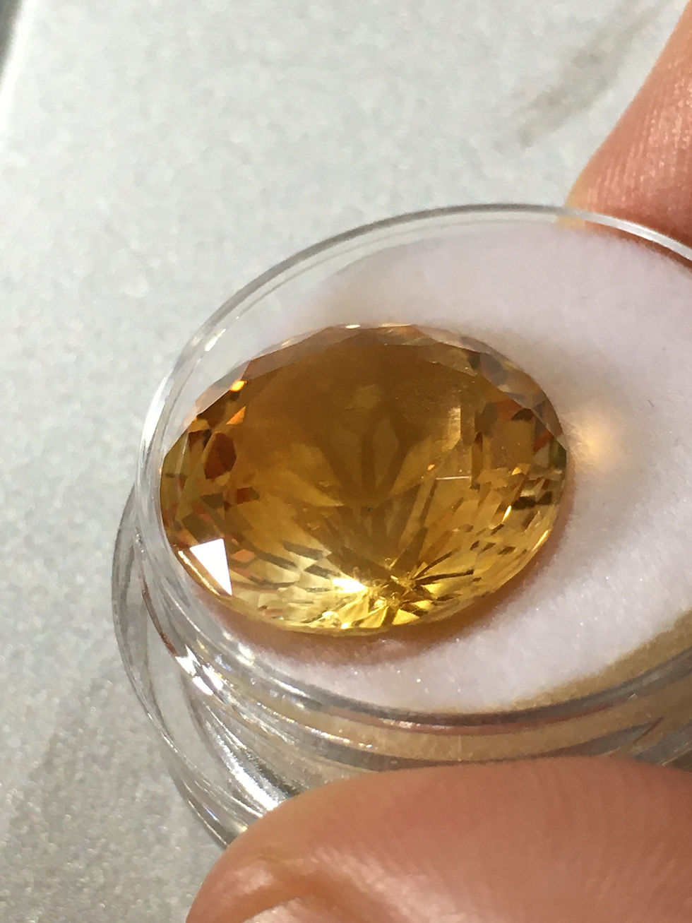 Hình thu nhỏ: Citrine l 15 mm l gorgeous piece 