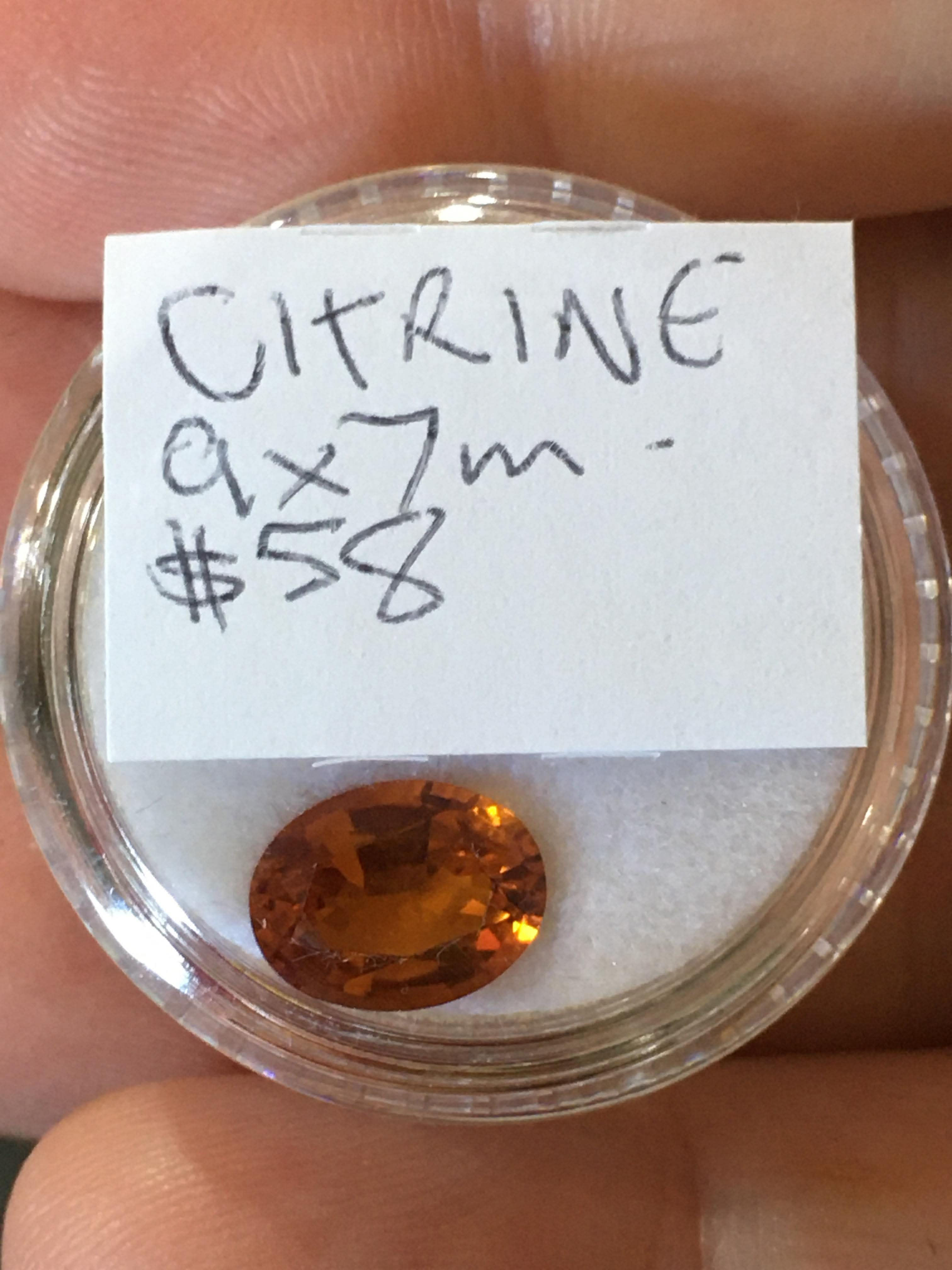 Citrine 9 x 7 