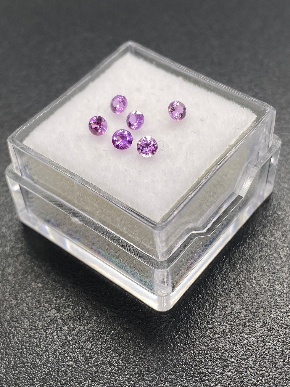 Miniatura: Mauve Sapphire | Round | One piece of 2.6 mm