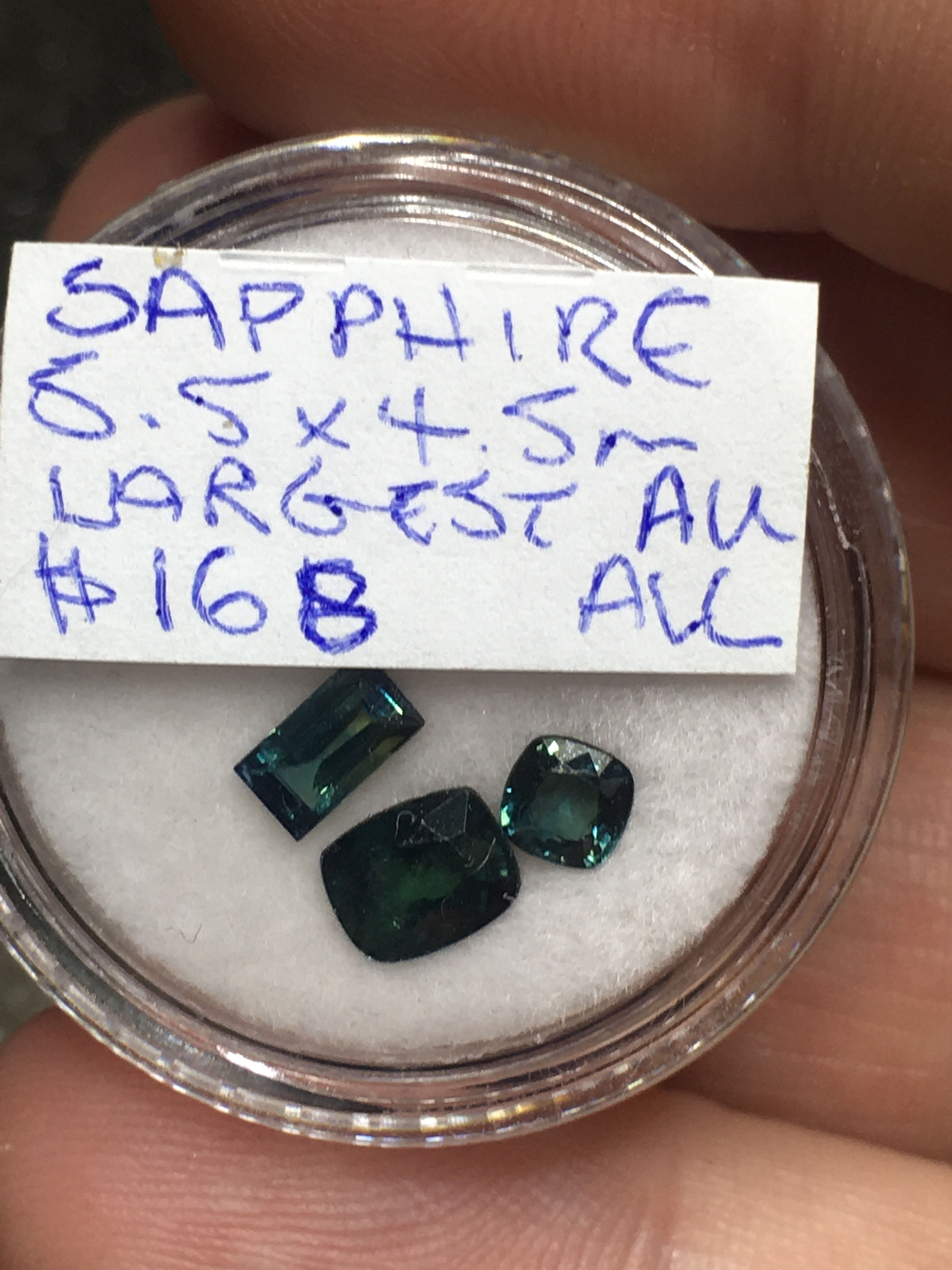 Aus sapphire l 5.5 x 4.5 mm l all 