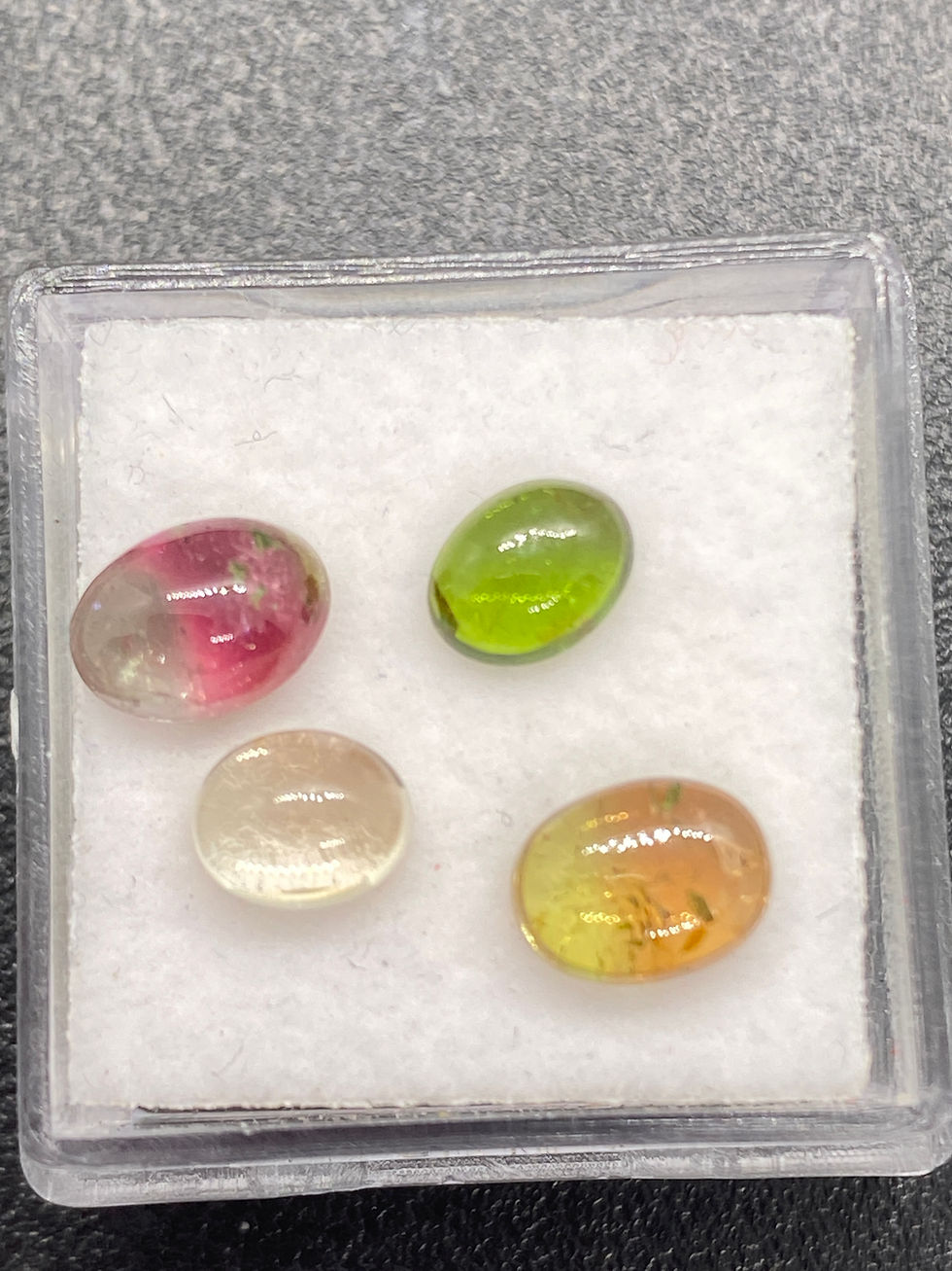 Tourmaline cabs | Oval | 6 x 4 mm