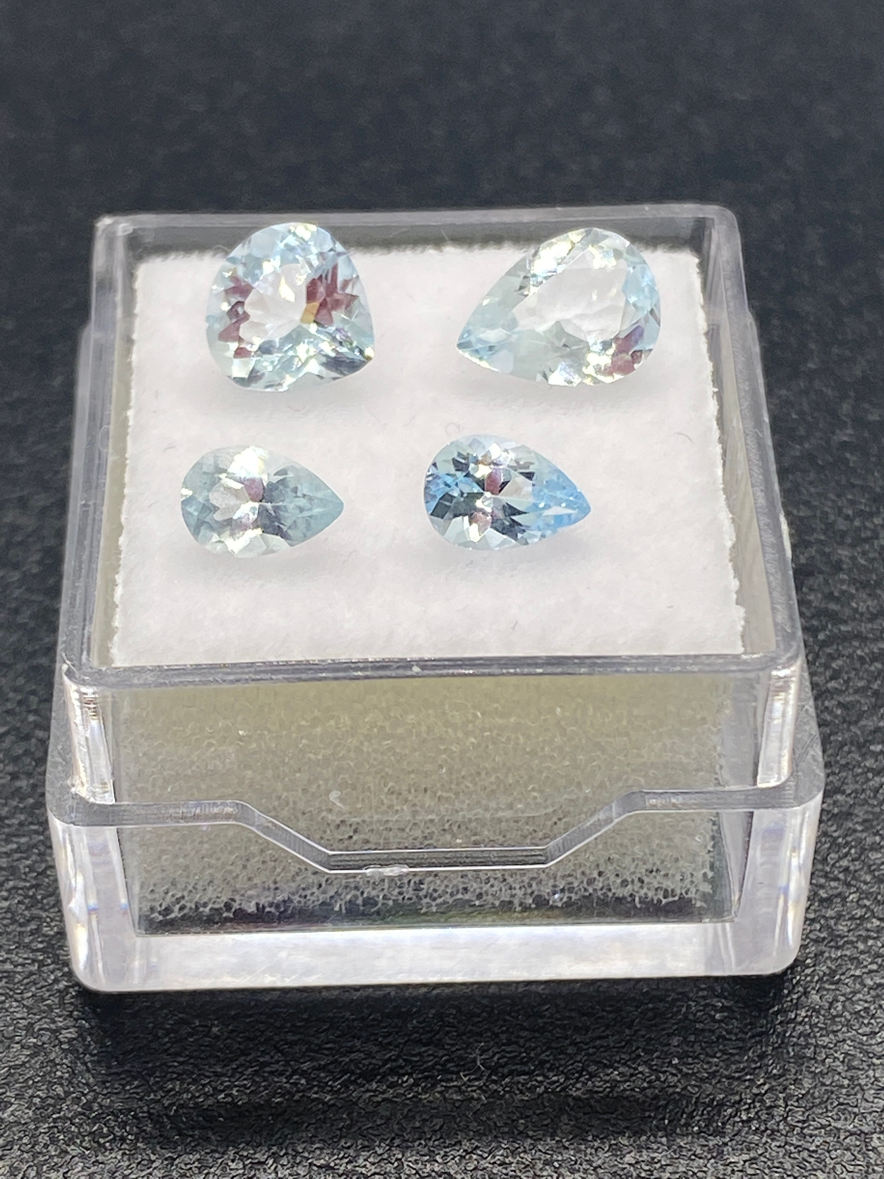 Aquamarine | Pear Parcel | 8 x 6 mm