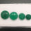 Thumbnail: Rose Cut Green Onyx | Round Parcel | 14 mm