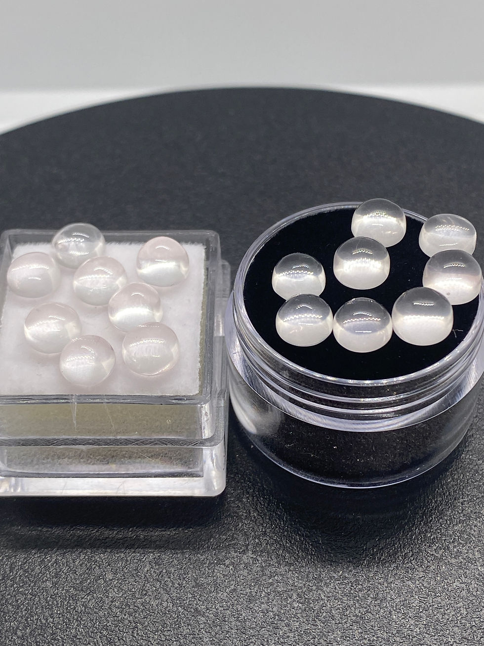 Clear Rose Quartz | Round | One piece of 6 mm