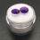 Миниатюра: Purple Amethyst | Double Cut round Pair | 8 mm