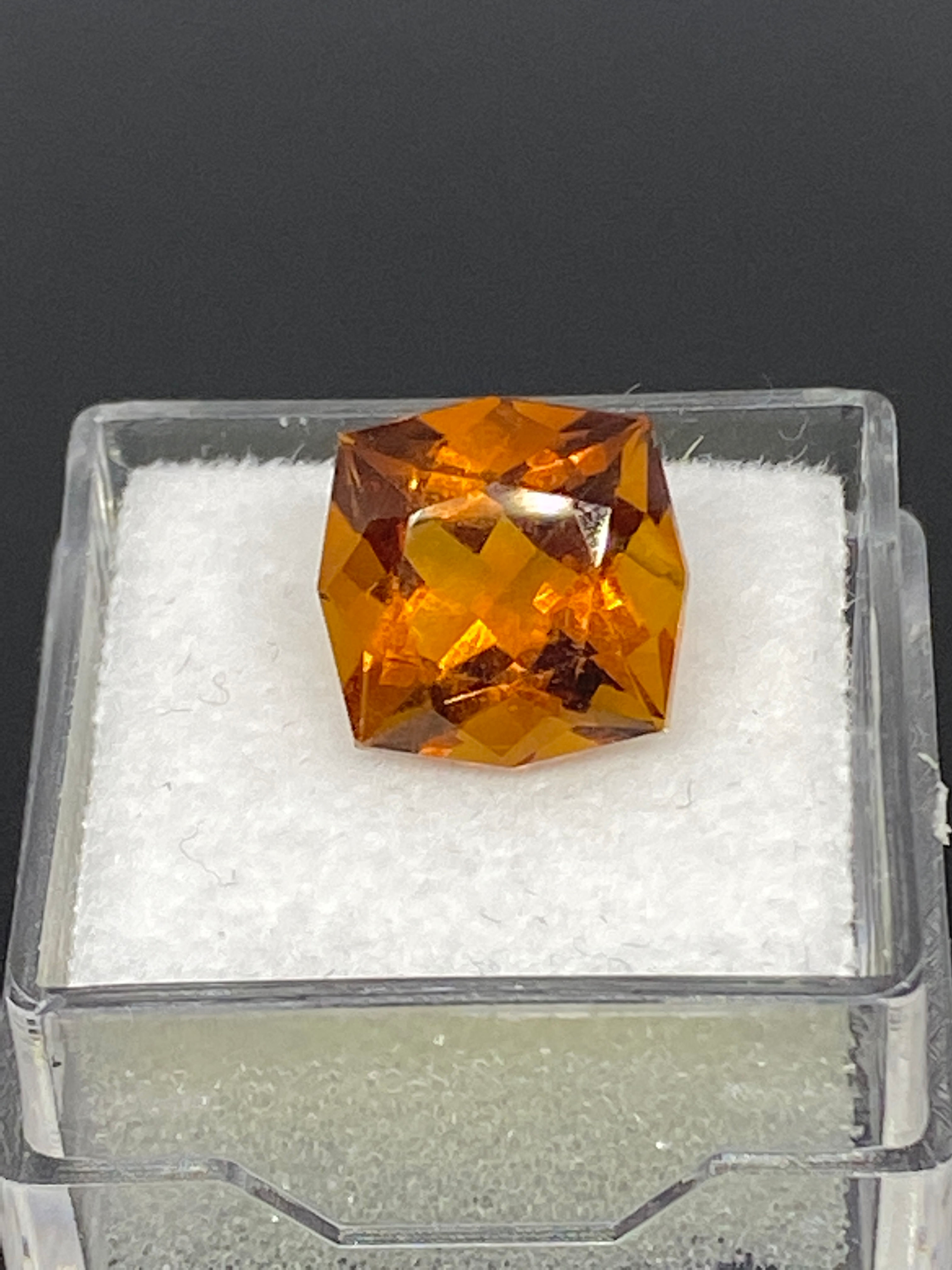 Citrine | Custom Cut Octagon | 10 x 8 mm