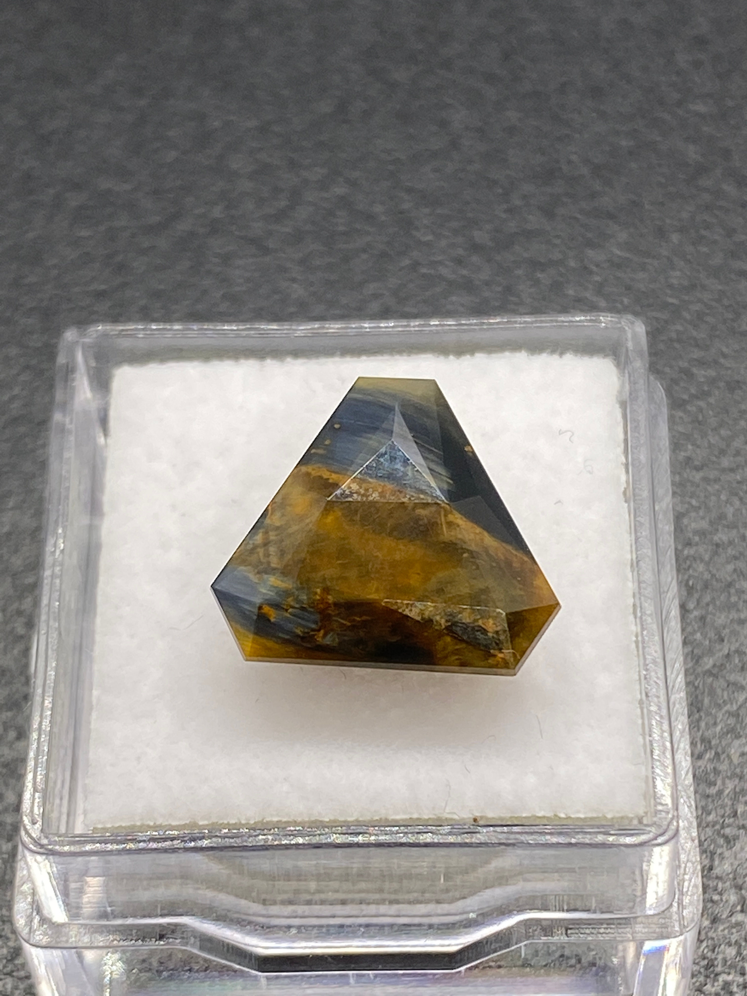 Faceted Pietersite | Trillion | 12 mm