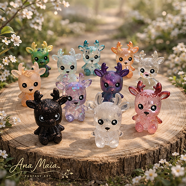 Faons résine Ana Maïa Fantasy Art .png