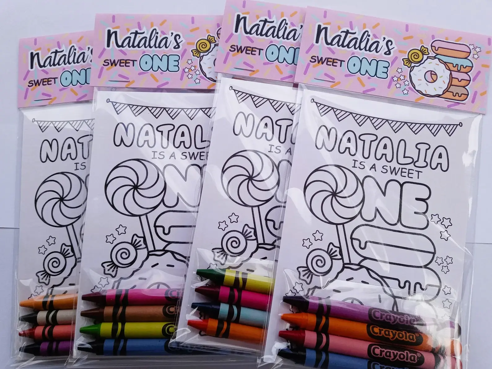 Custom Mini Coloring Book Set