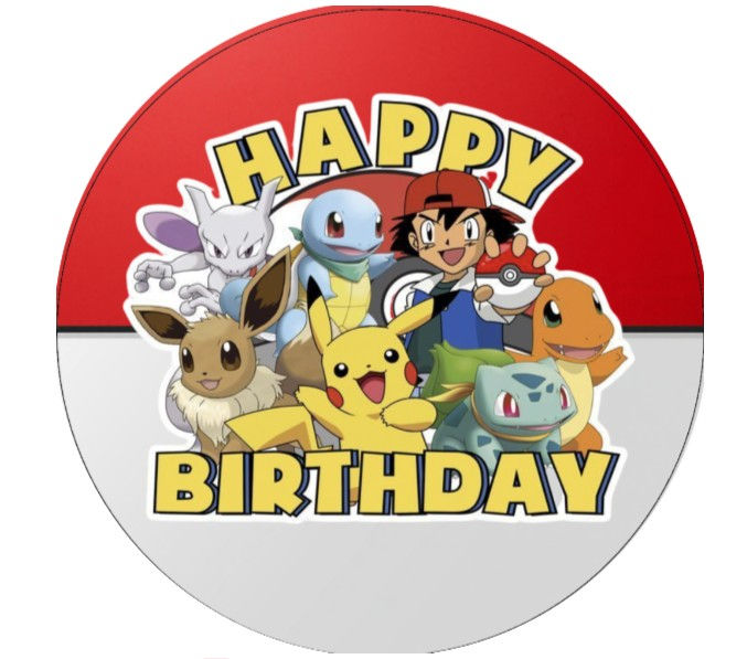 Thumbnail: Happy Birthday Cake Topper (Kids designs)
