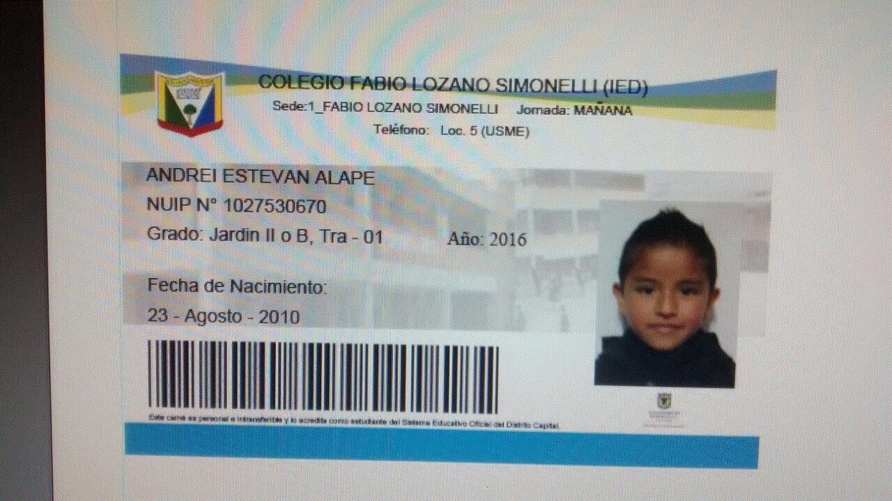 carnet estudiantil