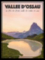 Poster Pic du midi vallée d'ossau peinture impression couleur pyrénées Bearn