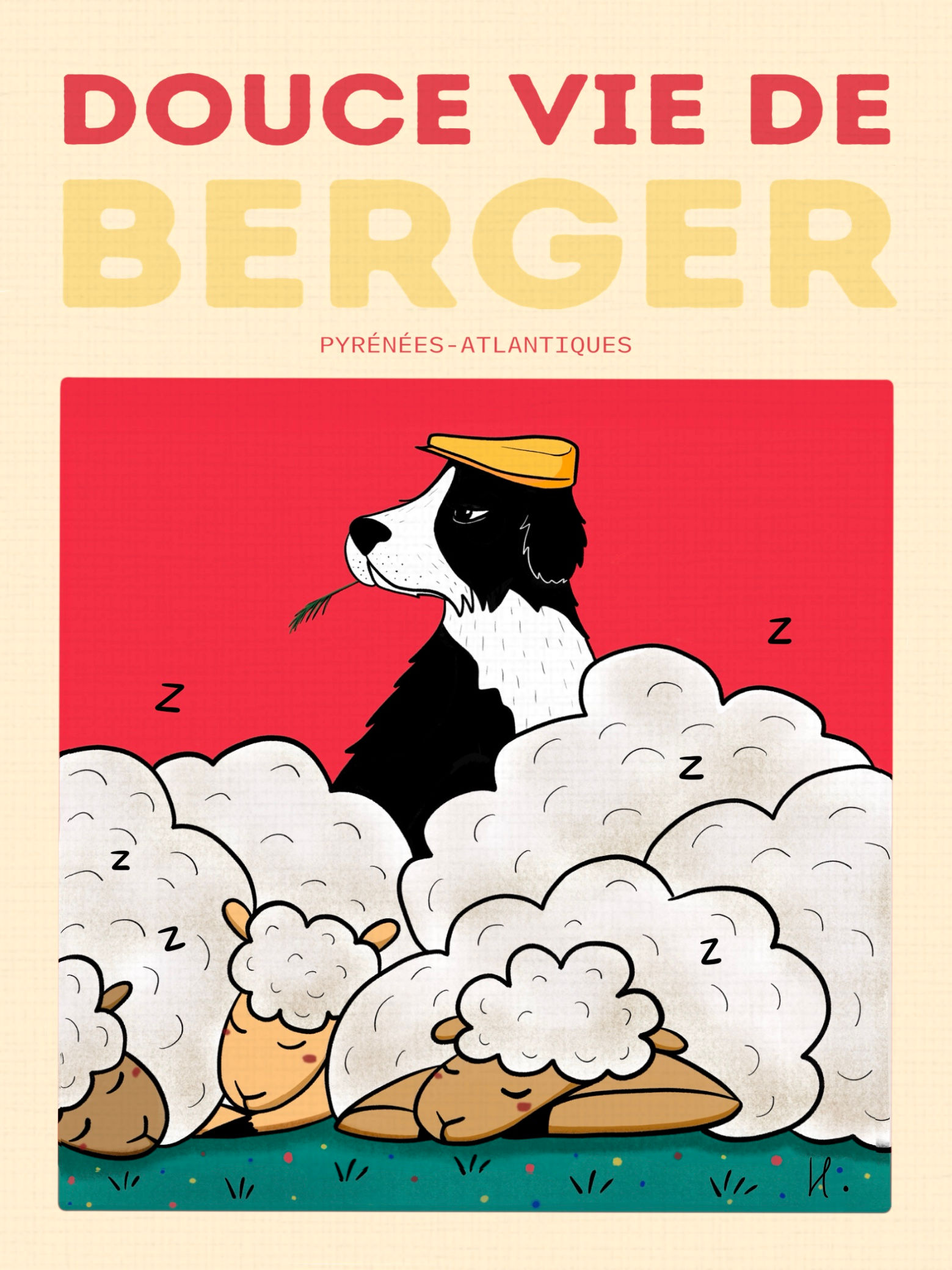 Poster "Douce vie de Berger"
