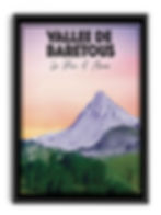 poster Vallée de Baretous Pic d'anie déco affiche couleurs cadre