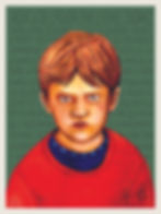 Poster affiche impression petit Garcon texte société système couleur pyrénées