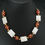 Thumbnail: Glass and shell necklace