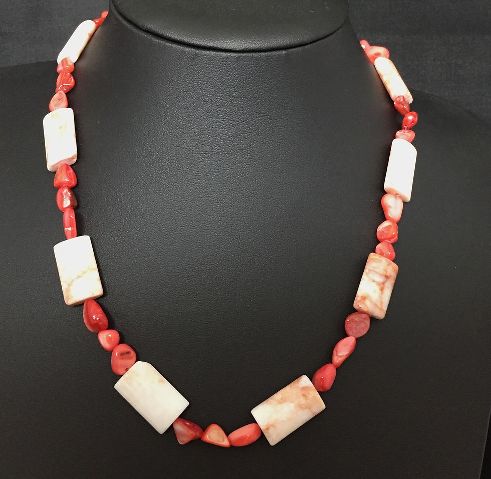 Thumbnail: Semi precious gemstone necklace