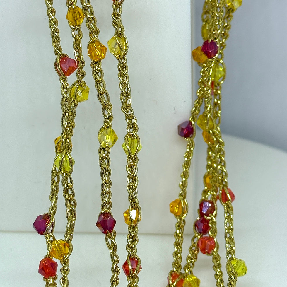 Thumbnail: Delicate crochet necklace