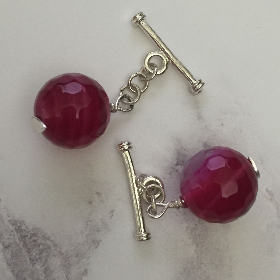 Thumbnail: Cufflinks - Semi precious