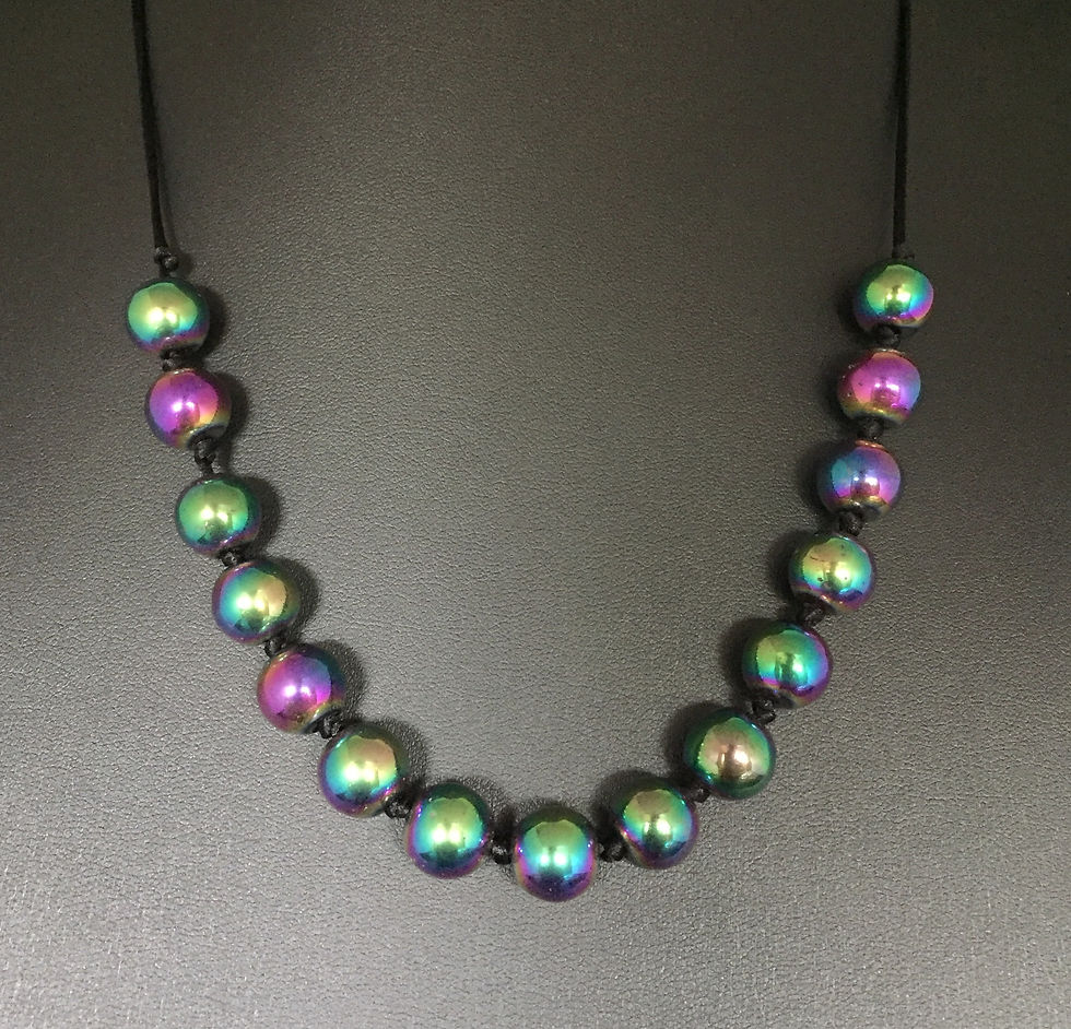 Semi precious gemstone necklace