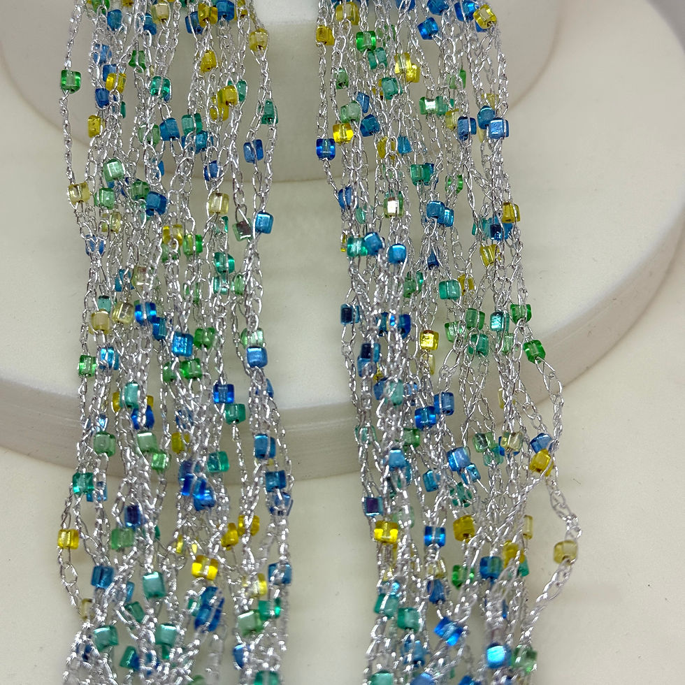 Thumbnail: Delicate crochet necklace