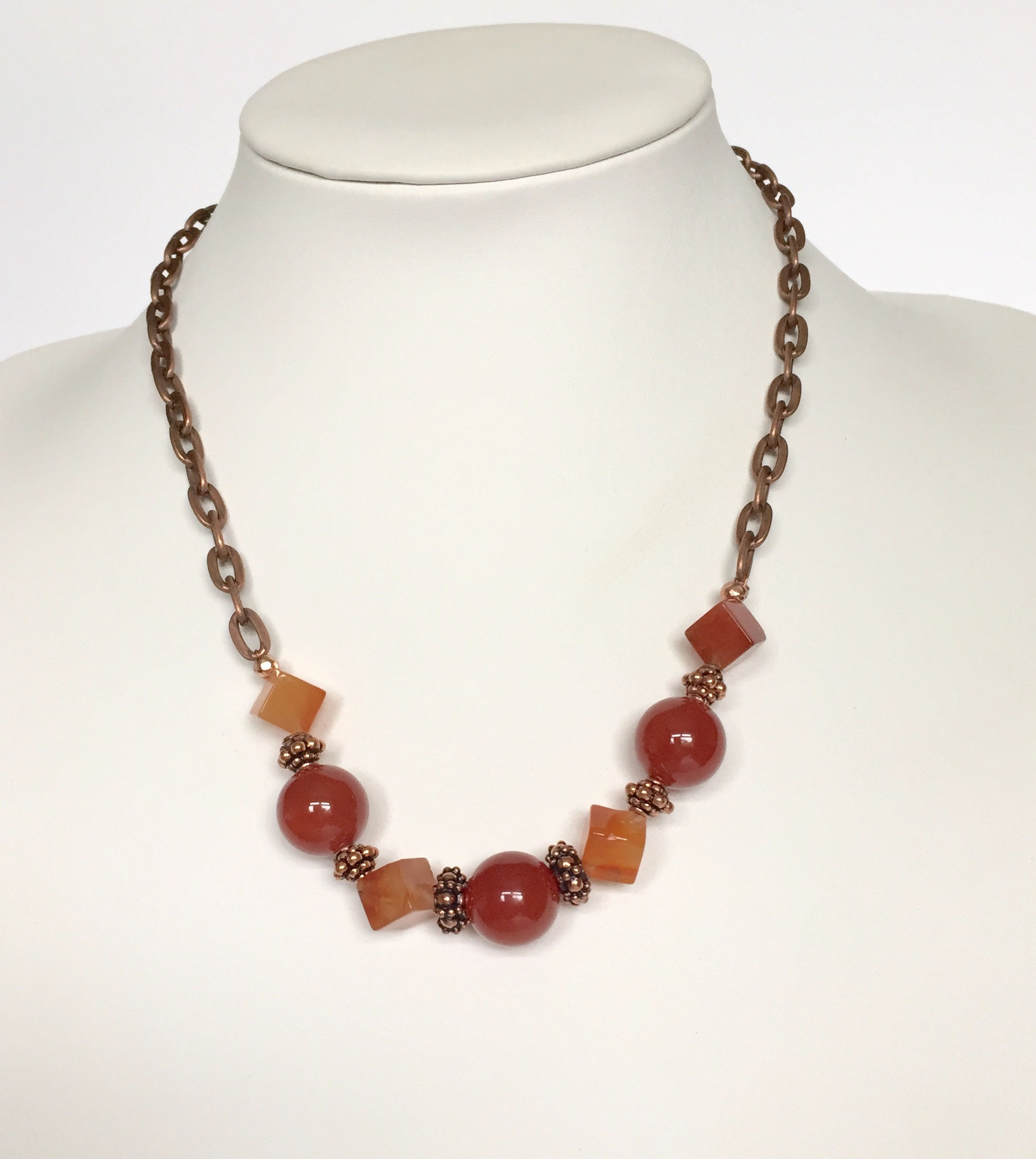 Semi precious gemstone necklace