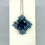 Thumbnail: Hand stitched crystal pendant
