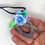 Thumbnail: Polymer clay flower pendant