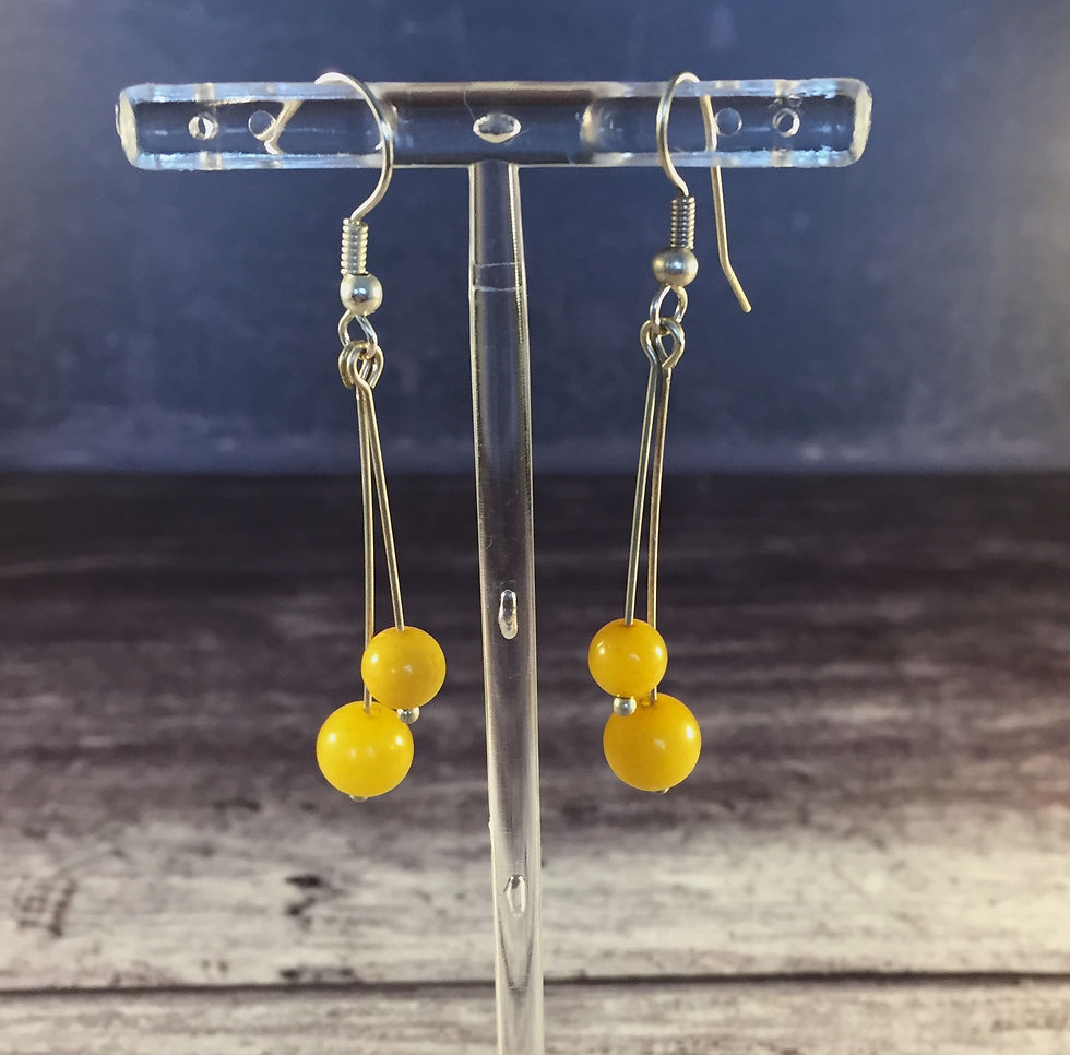 Semi precious gemstone earrings