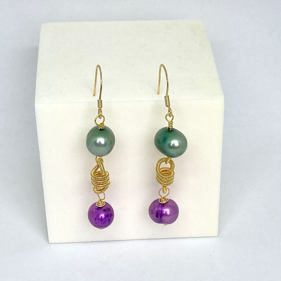 Pearl earrings