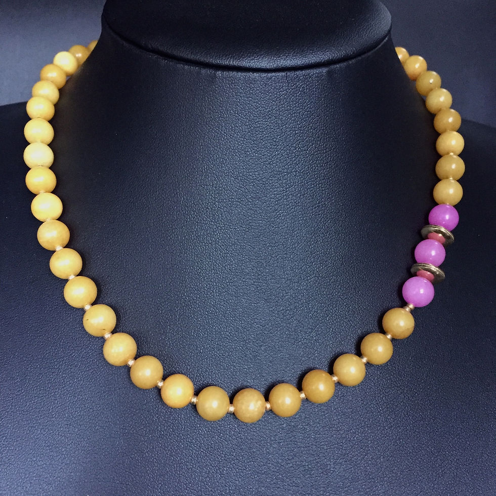 Thumbnail: Semi precious gemstone necklace