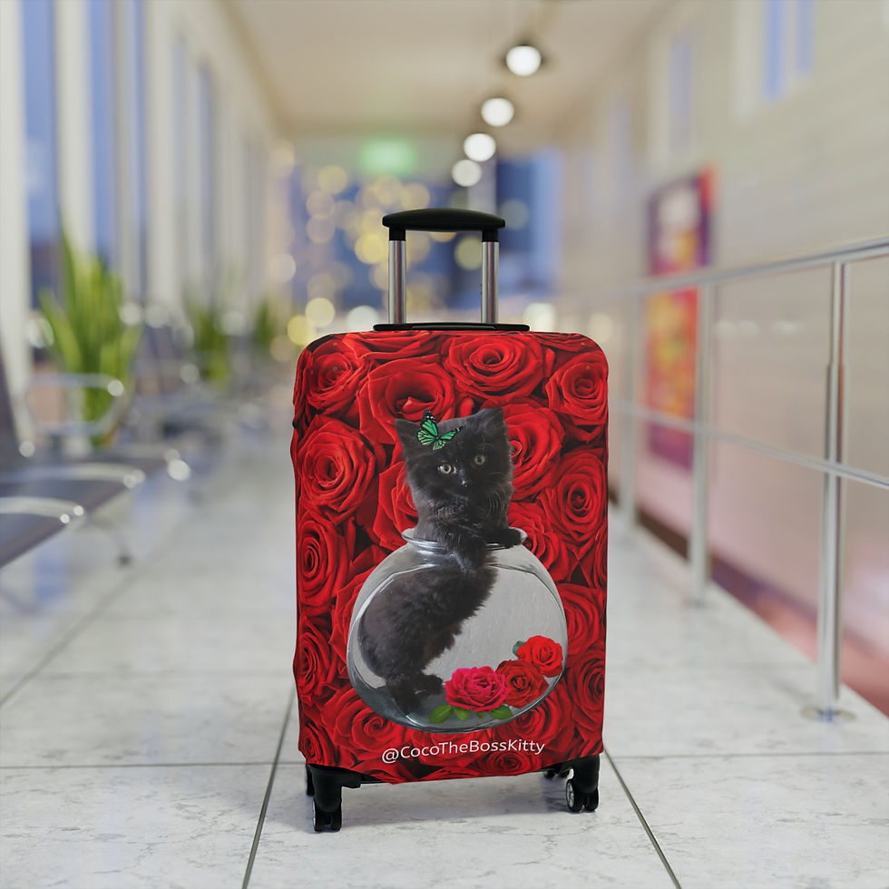 Thumbnail: A Bed of Roses Luggage Cover