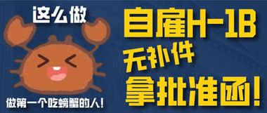 做第一个吃螃蟹的人！这么做自雇H-1B无补件拿到批准函！
