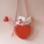 Thumbnail: Love Heart Glitter Clips