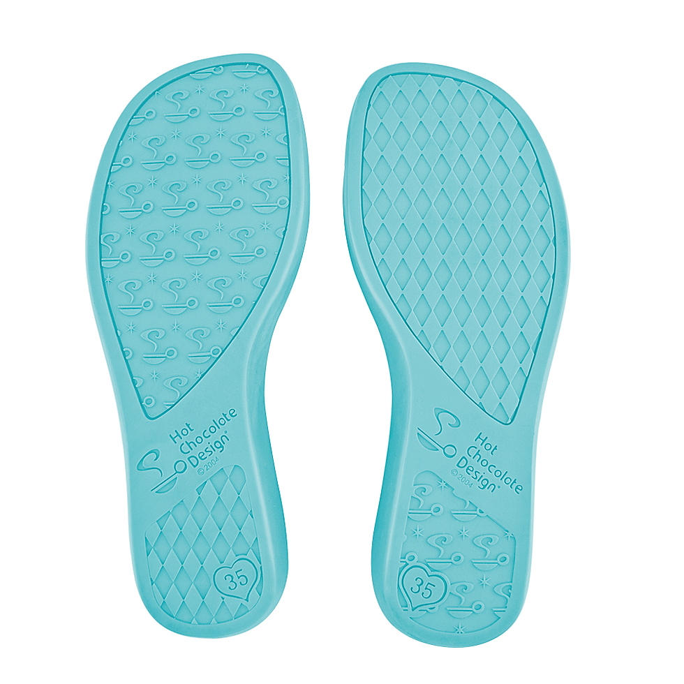 Thumbnail: Chocolaticas Blue Flowers