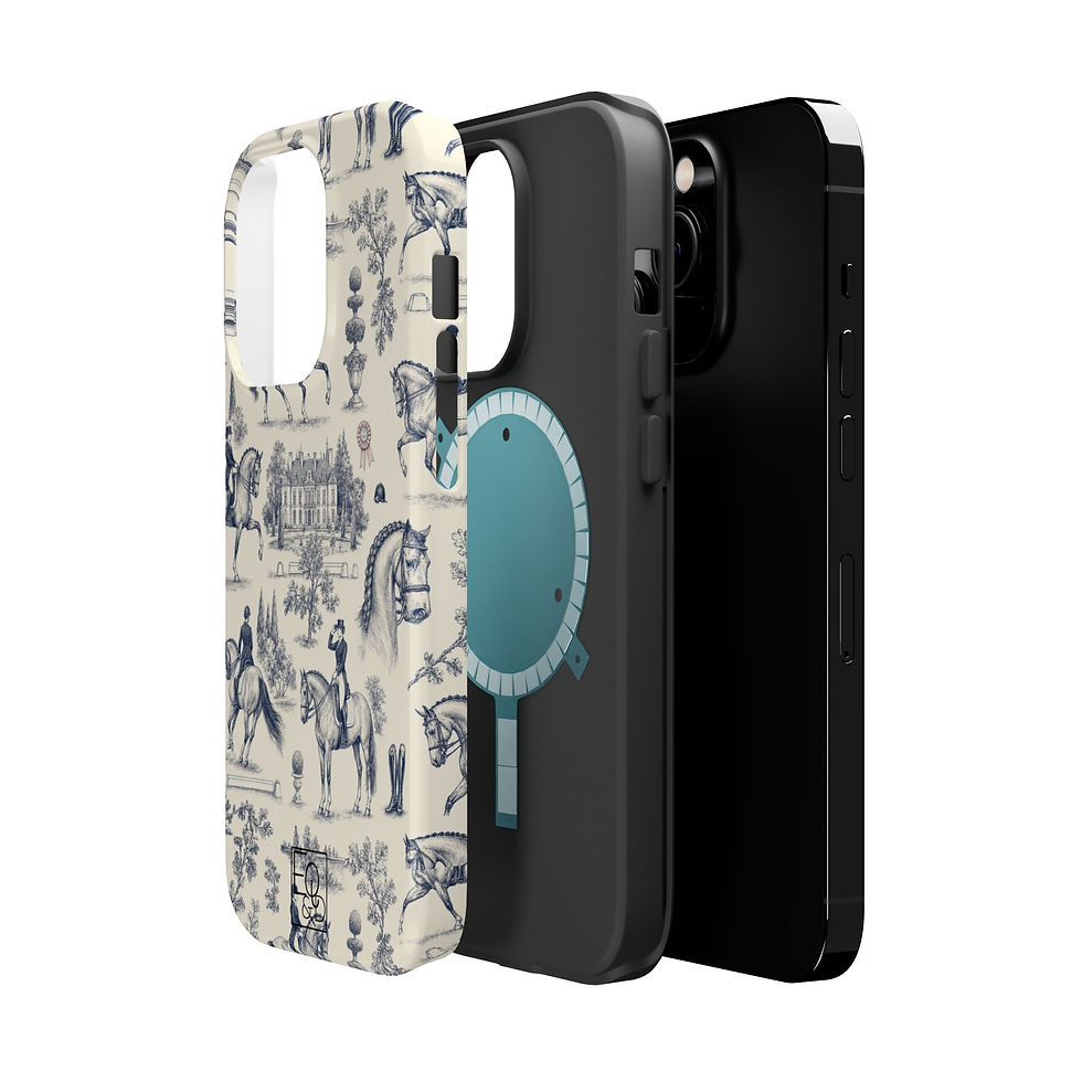 Miniature : Dressage Toile Magnetic Impact-Resistant Cases