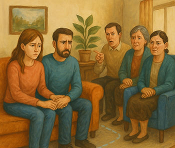 Eşimin ailesiyle anlaşamıyoruz, Kocamın ailesi beni istemiyor, Karımın ailesi sürekli eleştiriyor, Eşimin ailesi beni bir türlü kabullenemiyor.