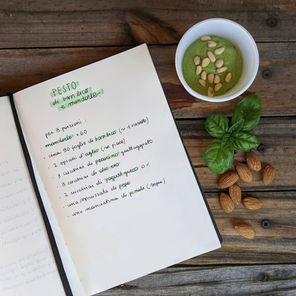 Pesto di basilico e mandorle